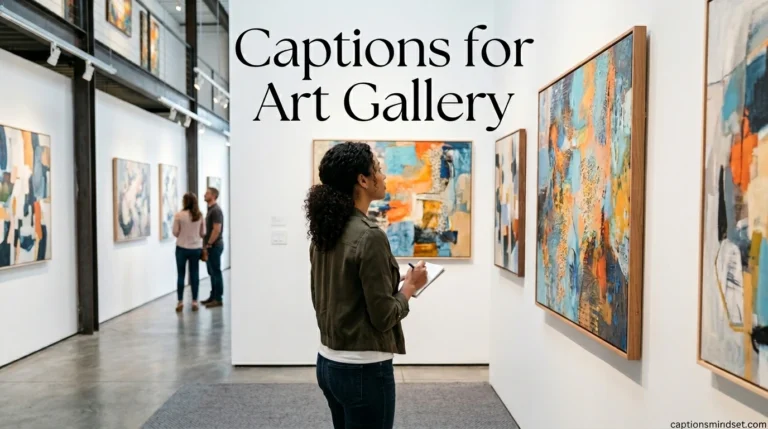Captions for Art Gallery