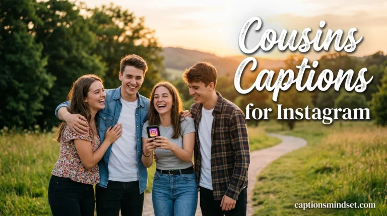 Cousins Captions for Instagram