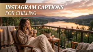 Instagram Captions for chilling