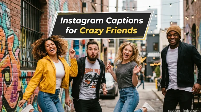 Instagram Captions for Crazy Friends