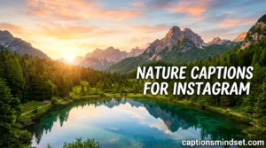 Nature Captions for Instagram
