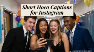 Short Hoco Captions for Instagram