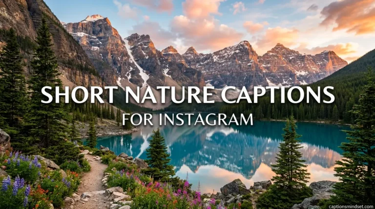Short Nature Captions for Instagram
