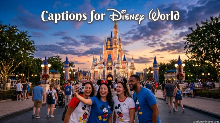 Captions for Disney World