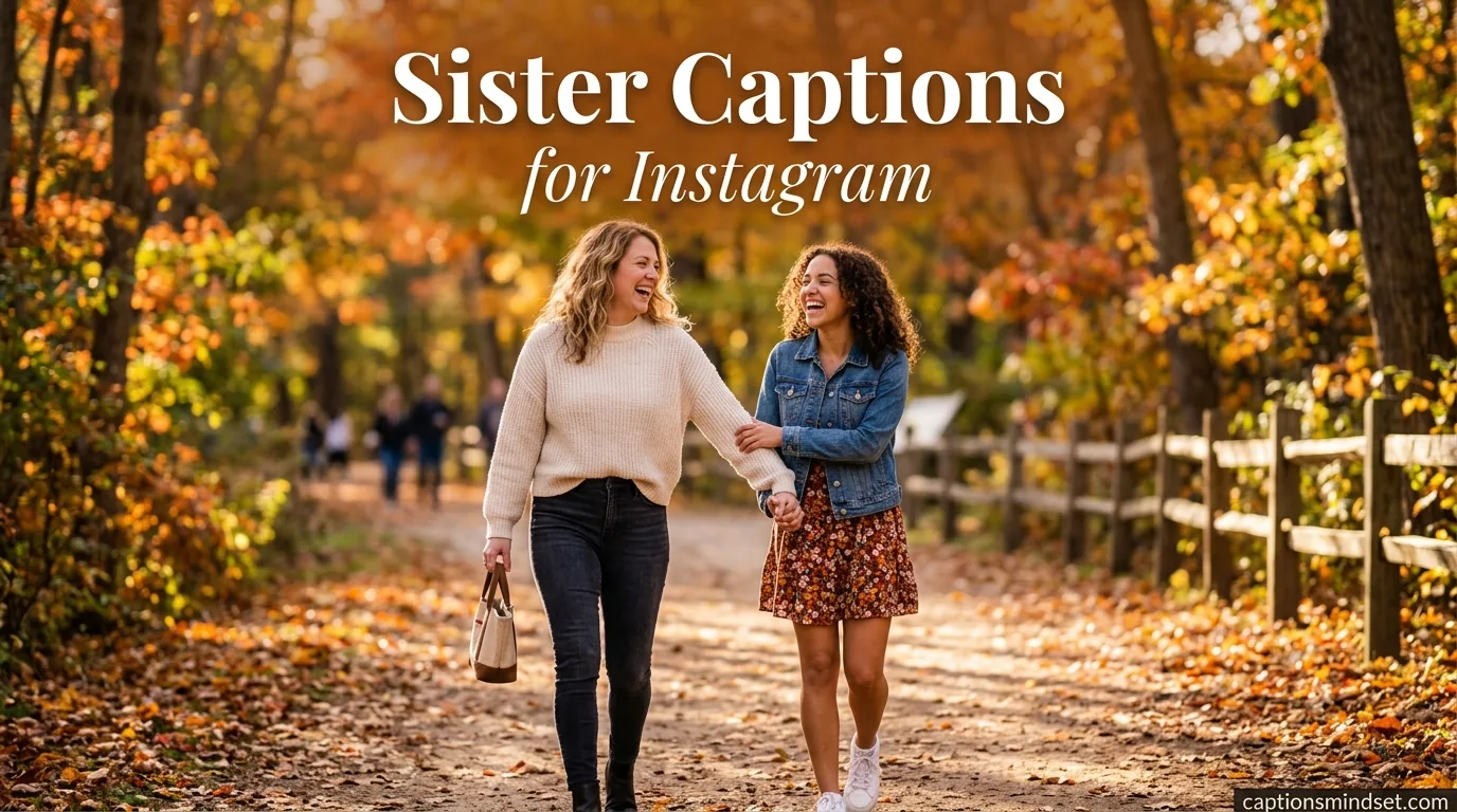 309+ Sister Captions for Instagram to Celebrate Every Special Bond Forever